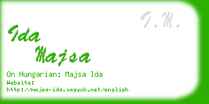 ida majsa business card